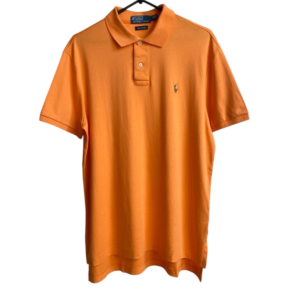 Ralph Lauren Men’s Orange Polo Shirt Size S